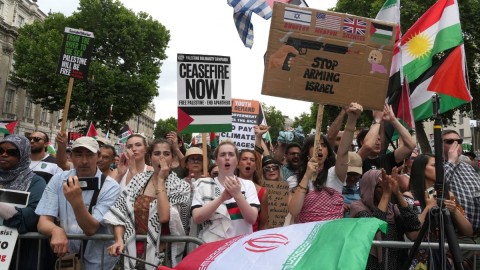 London: Skup podrške Palestincima u Gazi i protiv rata Izraela s Iranom thumb2.jpg